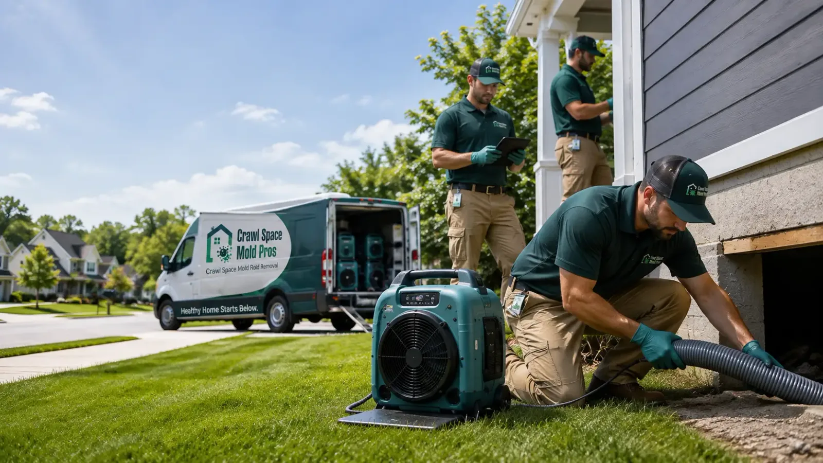 Crawl Space Mold Removal in Jenison, MI